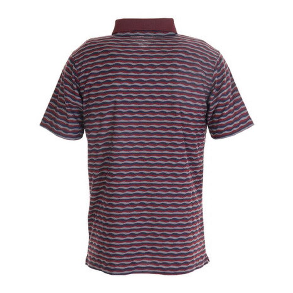 エピキュール(epicure)(メンズ)ゴルフウェア バスクウェーブジャカード半袖シャツ 151-23841-068