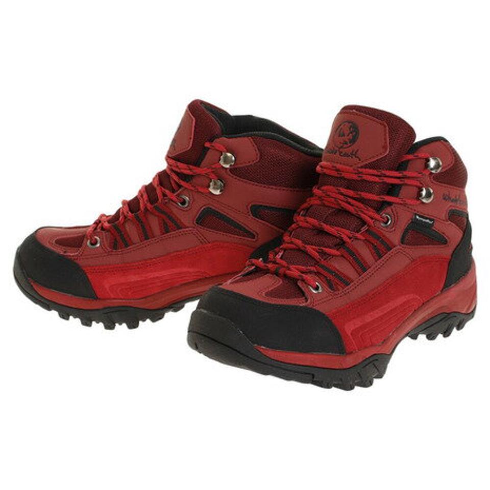 ホールアース（Whole Earth） トレッキングシューズ Nomad Walker Mid WE21EB01RED 登山 （レディース）