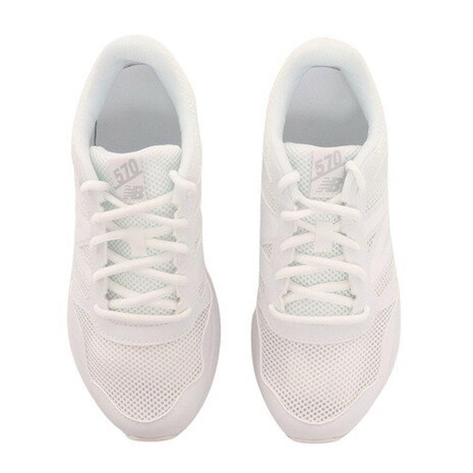 【10/10 24h限定エントリー＆対象4店舗買い回りで最大P10倍！】ニューバランス（new balance） ジュニアスポーツシューズ スニーカー YK570 WG YK570WGW しろ ホワイト 運動靴 （キッズ）