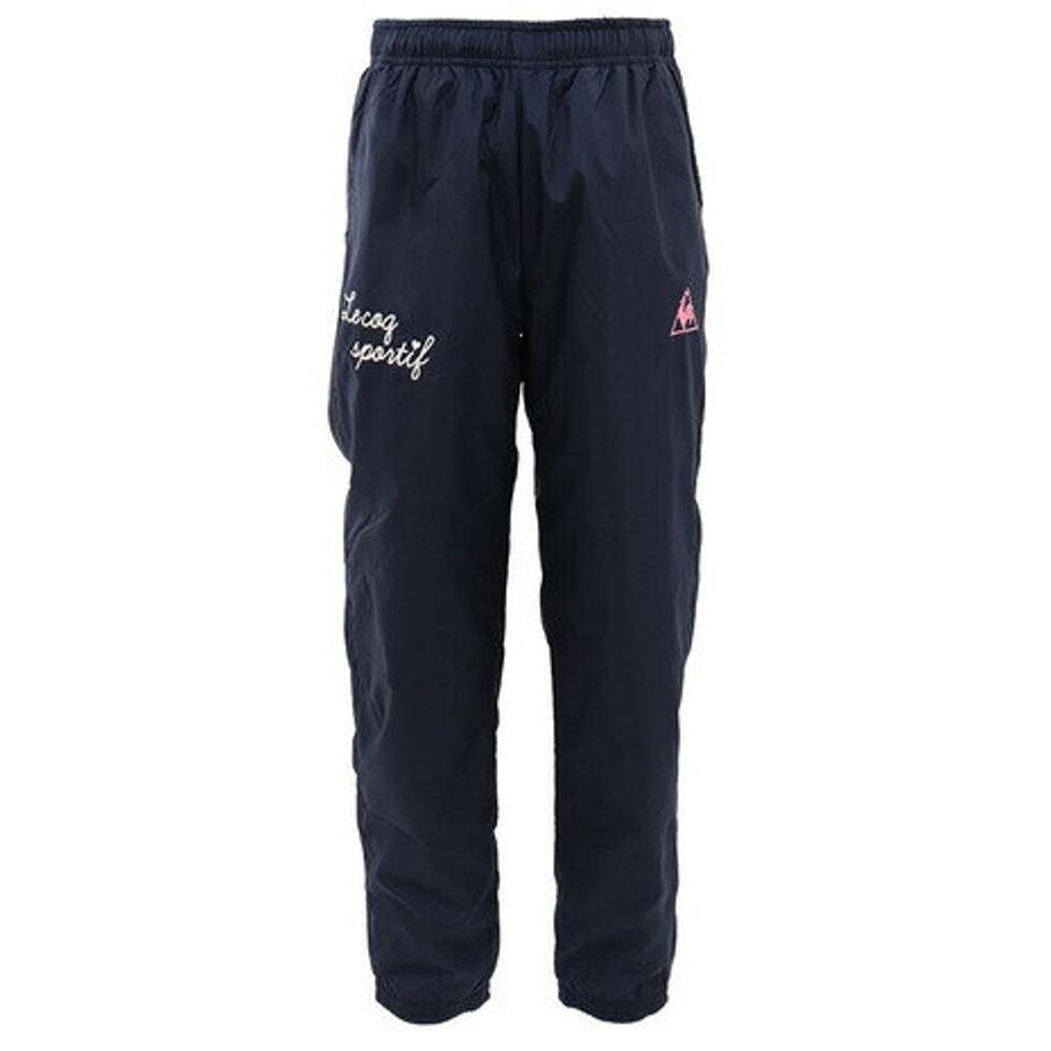 【10%OFFクーポン 16日まで】ルコック スポルティフ(Lecoq Sportif) ウィンドロングパンツ QMJOJG30 NVY (キッズ)