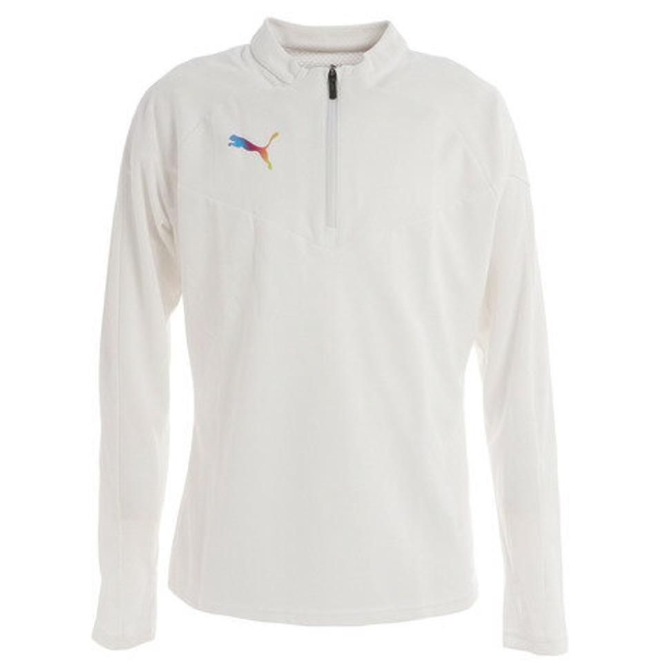 【10/10 24h限定エントリー&対象4店舗買い回りで最大P10倍!】プーマ(PUMA) サッカーウェア INDIVIDUAL FINAL 1/4 ジップ トレーニング トップス 65810446 (メンズ)