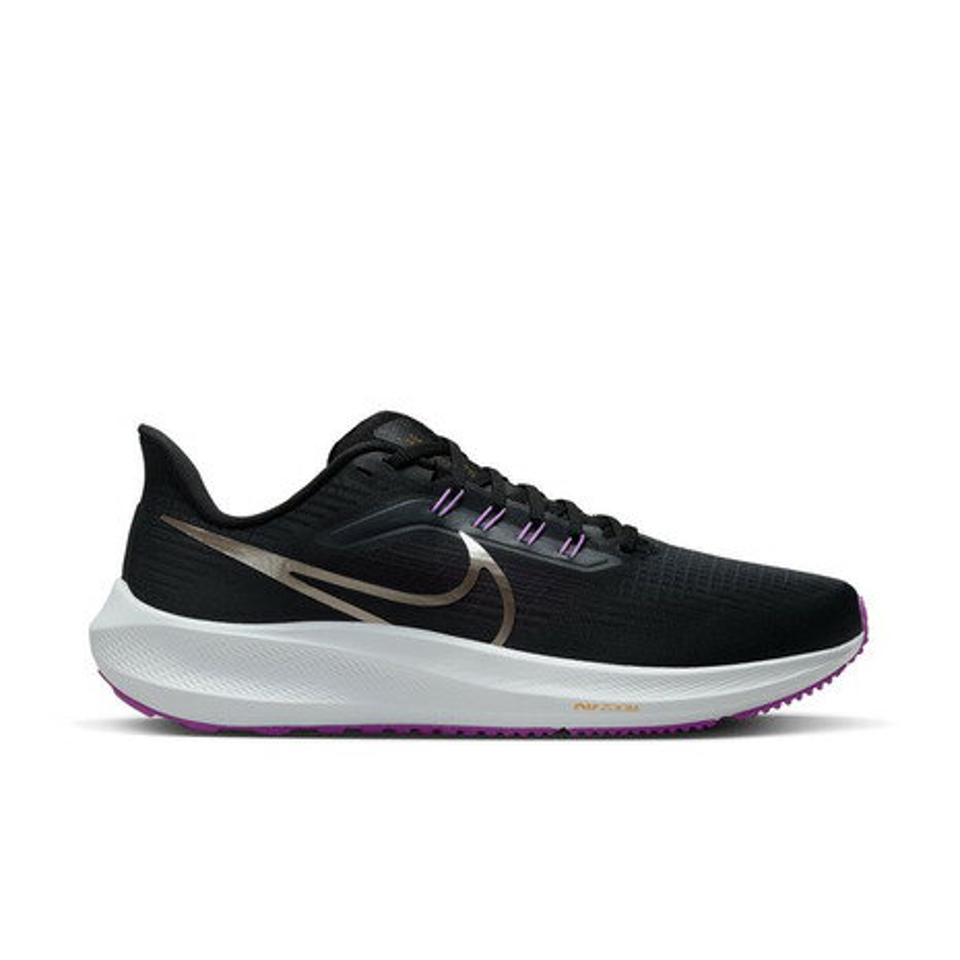 ナイキ（NIKE）（メンズ）ランニングシューズ エア ズーム ペガサス 39 ブラック DH4071-008 スニーカー 厚底 プレート トレーニング 軽量 駅伝 部活 マラソン