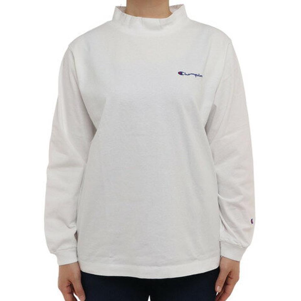 チャンピオン-ヘリテイジ(CHAMPION-HERITAGE)(レディース)WC ハイネック 長袖Tシャツ CW-W410 010