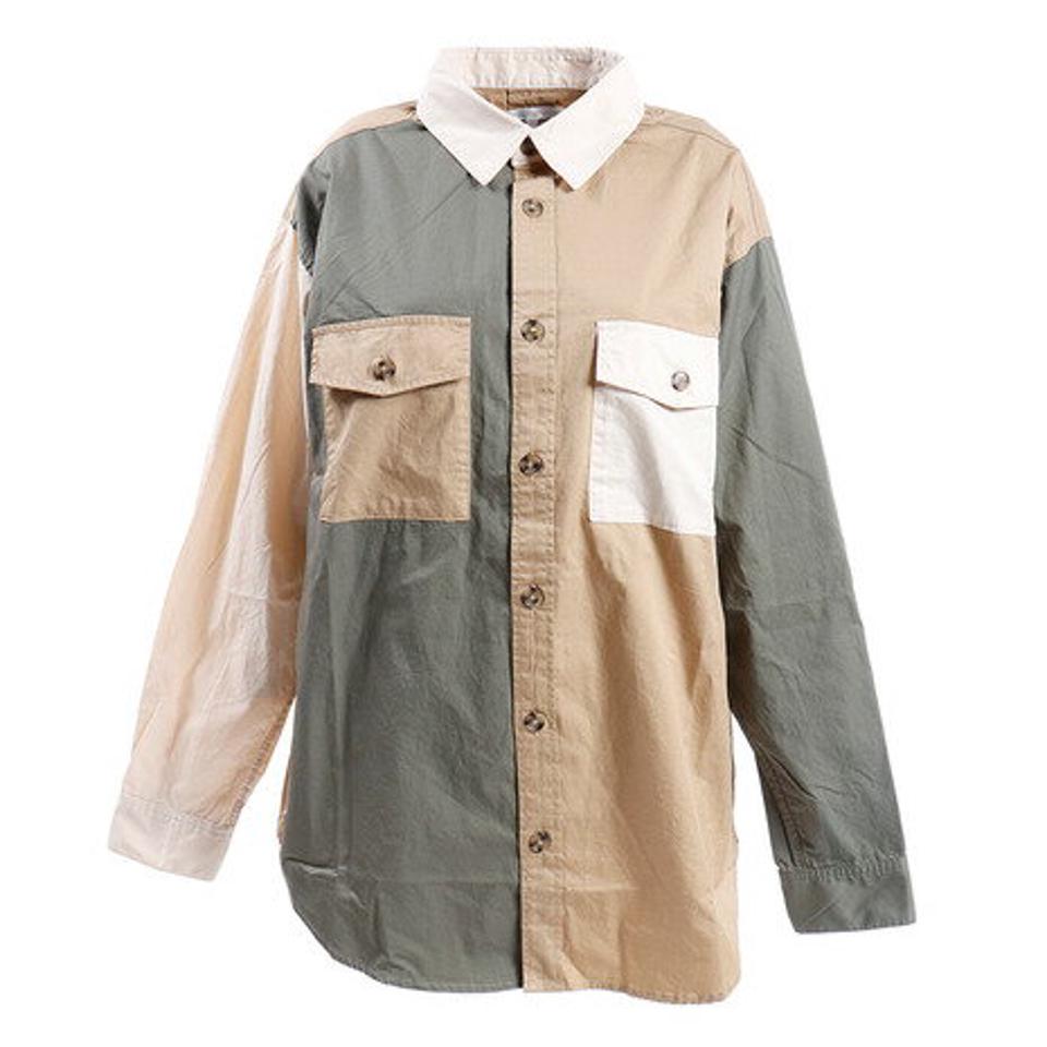 パワー・トゥ・ザ・ピープル(POWER TO THE PEOPLE)(レディース)czCPO 長袖シャツ 0312120-35BEI