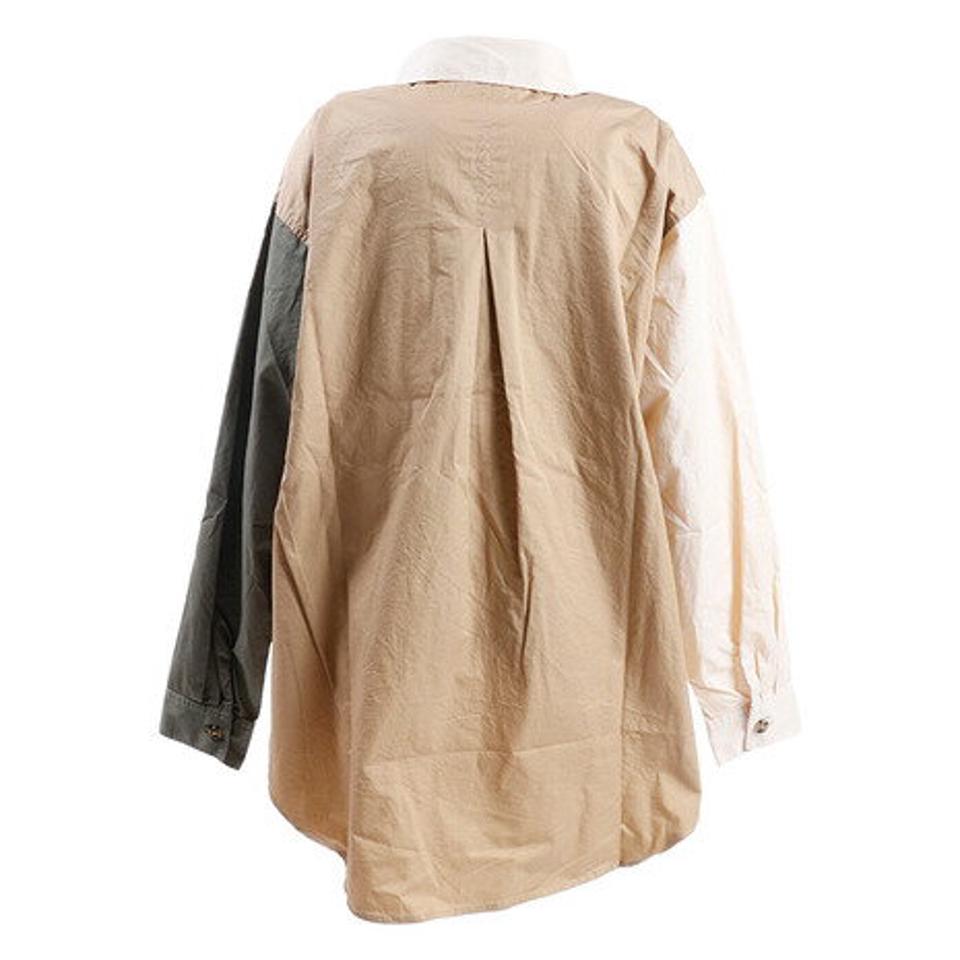 パワー・トゥ・ザ・ピープル(POWER TO THE PEOPLE)(レディース)czCPO 長袖シャツ 0312120-35BEI