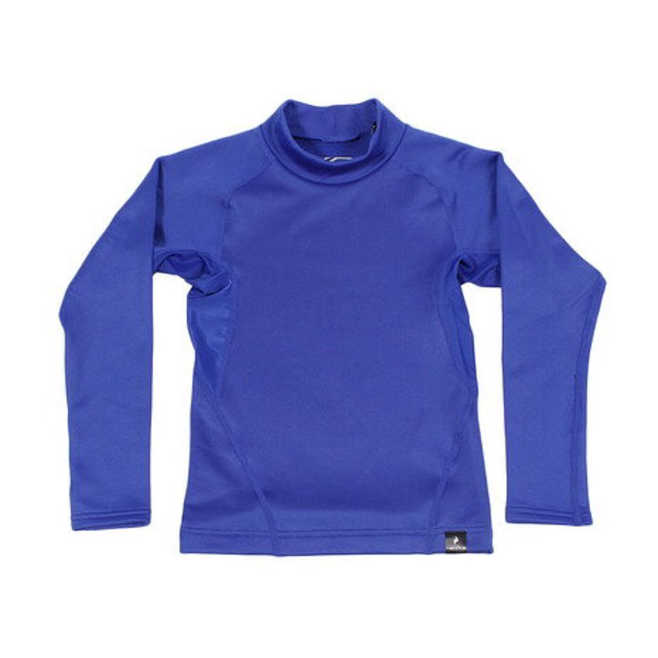【10/10 24h限定エントリー&対象4店舗買い回りで最大P10倍!】エックスティーエス(XTS) サッカー ジュニア インナー ストレッチハイネックシャツインナーシャツ 長袖 742G8ES9689 青 フットサル 防寒 発熱 (キッズ)