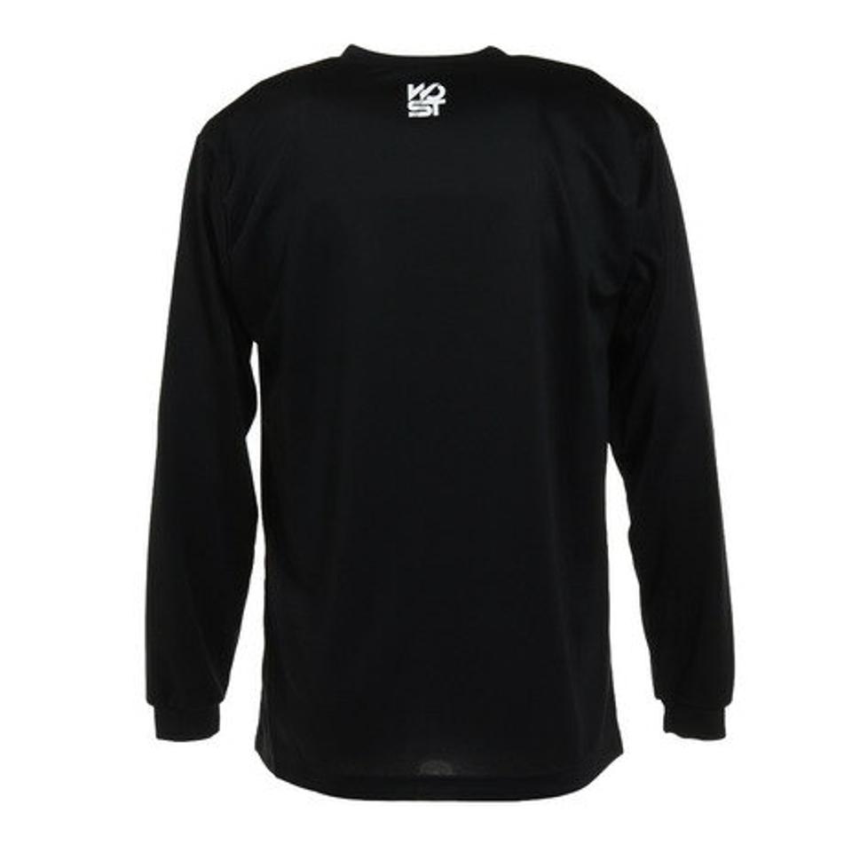 【3点10%OFFクーポン対象!2/15まで】エックスティーエス(XTS)(メンズ)バスケットボールウェア ロンT プリント長袖Tシャツ 751TS2ES0041 BLK