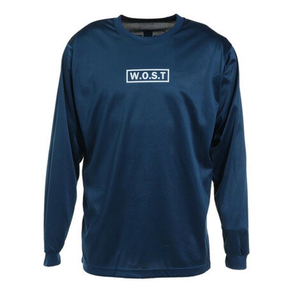 【2点10%OFFクーポン 10/21まで】エックスティーエス（XTS） バスケットボールウェア プリント長袖Tシャツ 751TS2ES0040 BLU （メンズ）