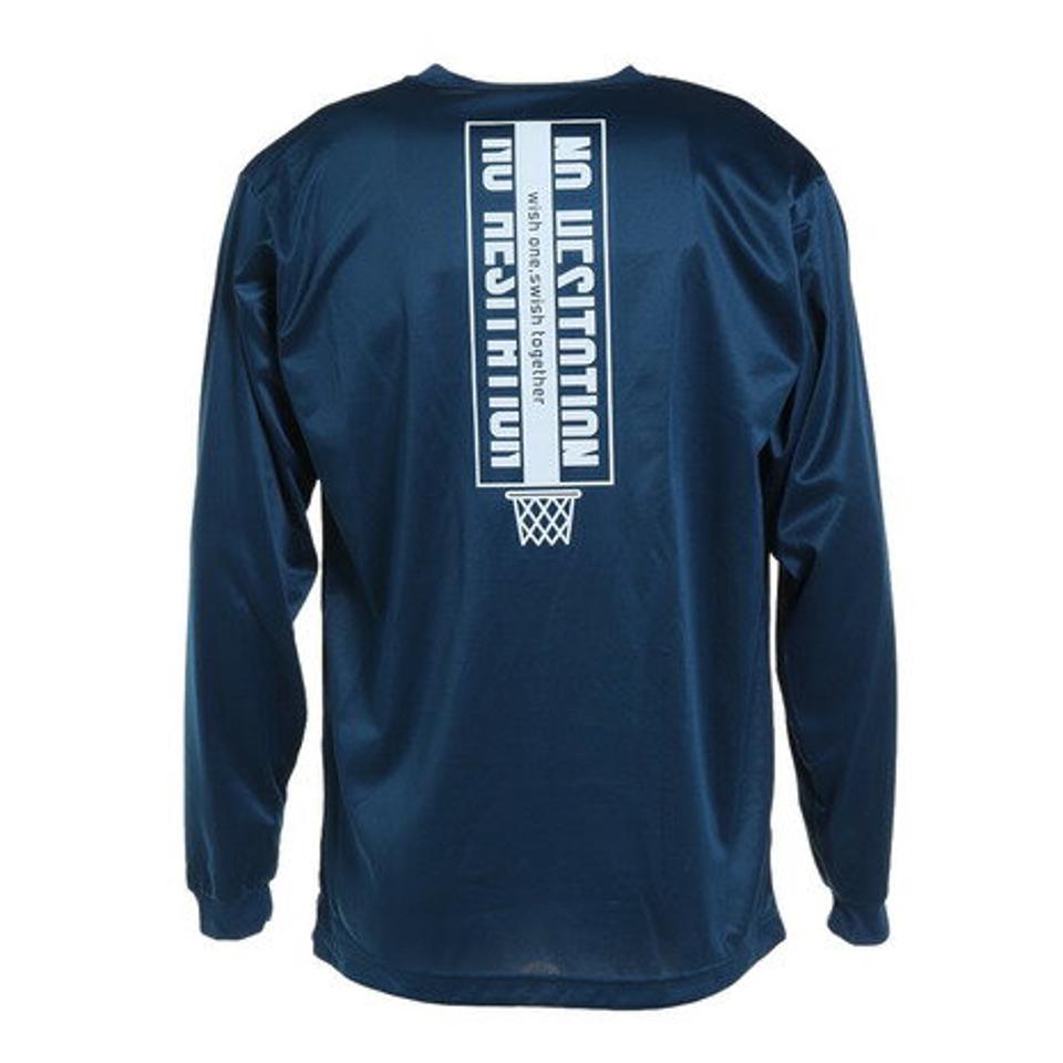 【2点10%OFFクーポン 10/21まで】エックスティーエス（XTS） バスケットボールウェア プリント長袖Tシャツ 751TS2ES0040 BLU （メンズ）