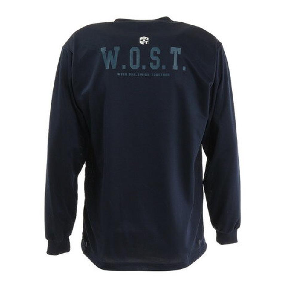 【2点以上10%OFFクーポン 10/7まで】エックスティーエス(XTS) ドライ 吸汗速乾 長袖Tシャツ 751G0ES1627 NVY バスケットボールウェア