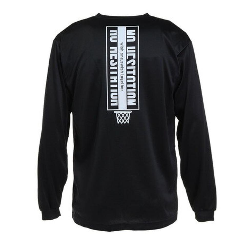 エックスティーエス（XTS） バスケットボールウェア プリント長袖Tシャツ 751TS2ES0040 BLK （メンズ）