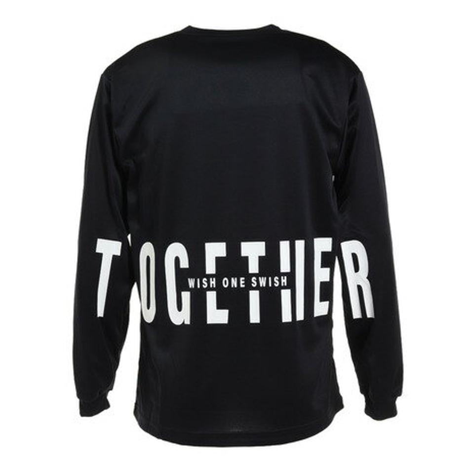 【2点10%OFFクーポン 10/21まで】エックスティーエス(XTS) バスケットボールウェア プリント長袖Tシャツ 751TS2ES0037 BLK (メンズ)