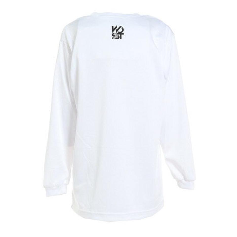 エックスティーエス（XTS）（キッズ）バスケットボールウェア ロンT ジュニア ドライプラス メッセージTシャツ 751TS2ES0035 WHT