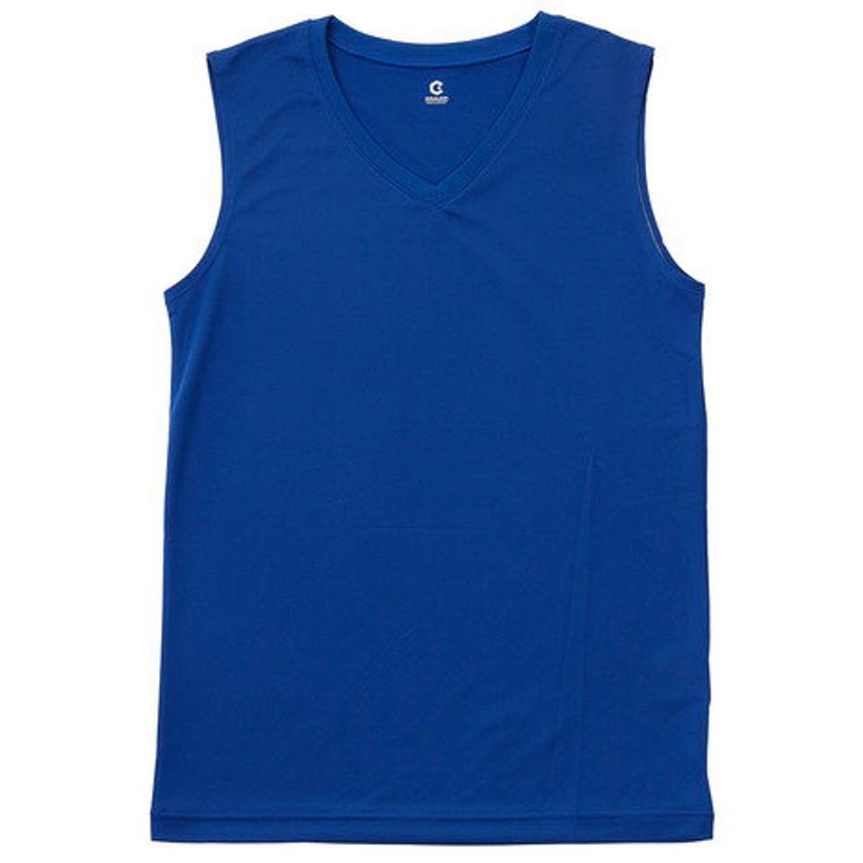 【3点10%OFFクーポン 2/17まで】ジローム(GIRAUDM)(メンズ)サッカー ウェア メンズ ドライプラス(吸汗速乾)高通気Vネックインナーシャツ 741GM0ES9310 BLU