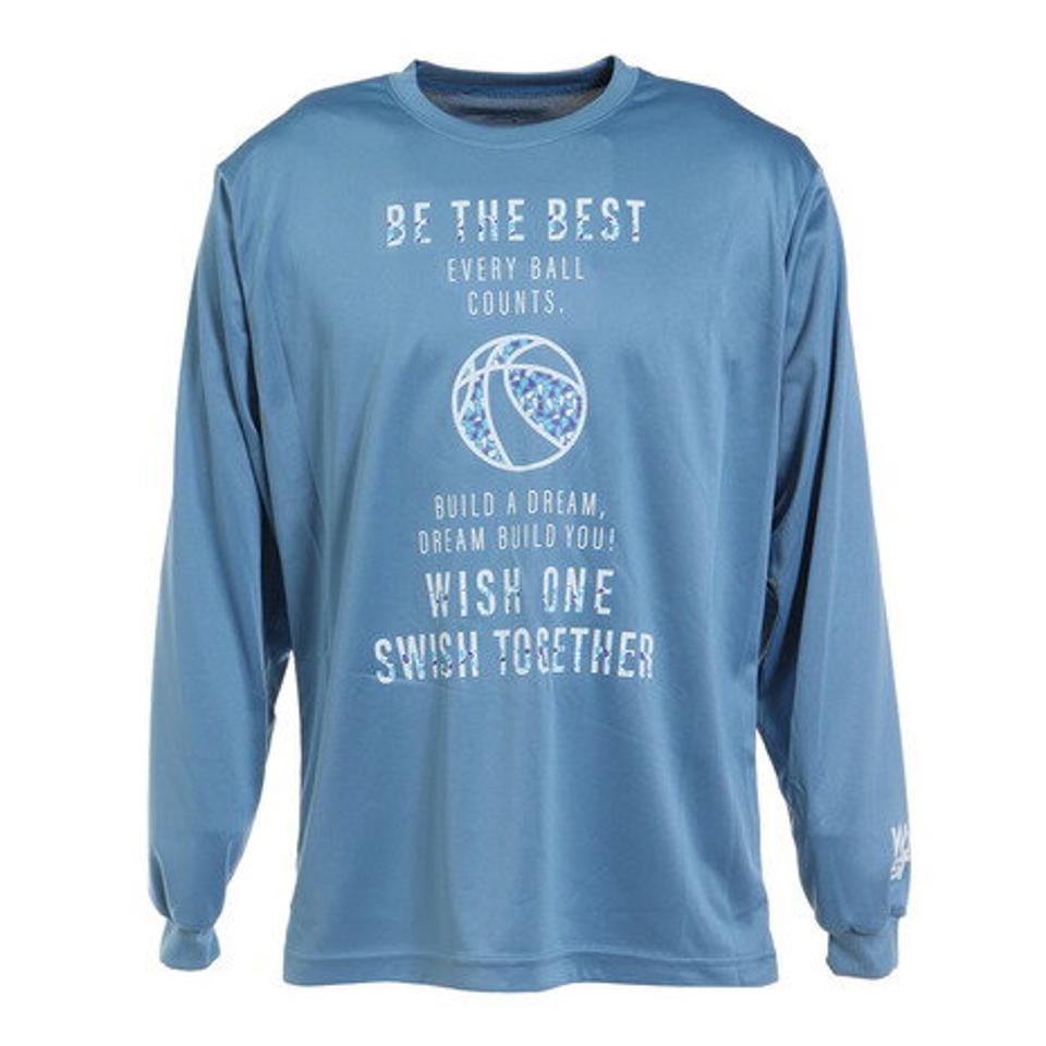 エックスティーエス（XTS）（メンズ）バスケットボールウェア ロンT プリント長袖Tシャツ 751TS2ES0033