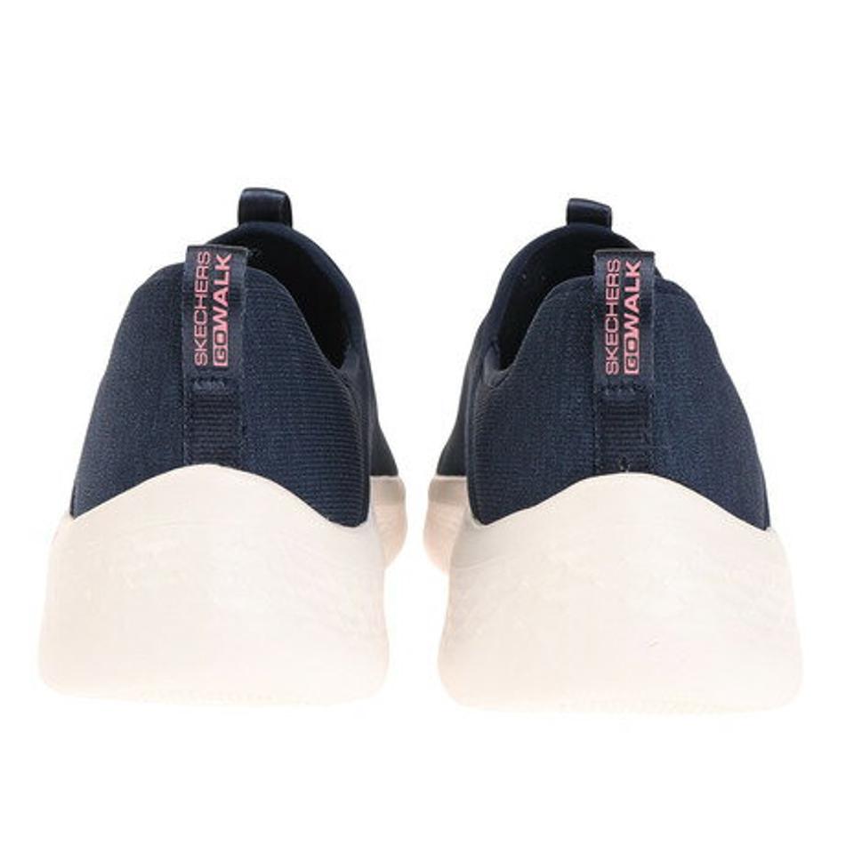 スケッチャーズ（SKECHERS）（レディース）スニーカー 紺 ゴーウォークフレックス ルーシー GO WALK FLEX-LUCY ネイビー 124956-NVY ウォーキング 軽量
