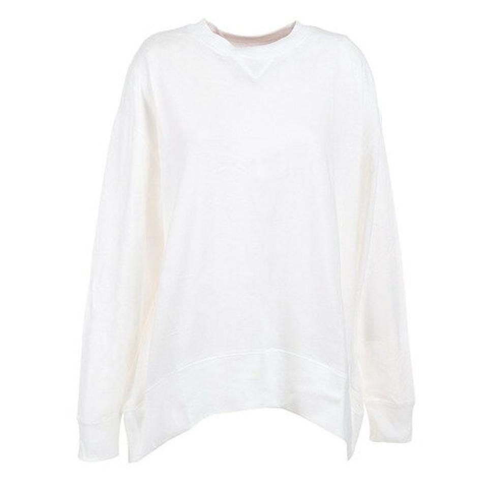 【10/10 24h限定エントリー＆対象4店舗買い回りで最大P10倍！】ヘインズ（Hanes） リサイクルコットン 長袖Tシャツ HW4-W501 010 （レディース）