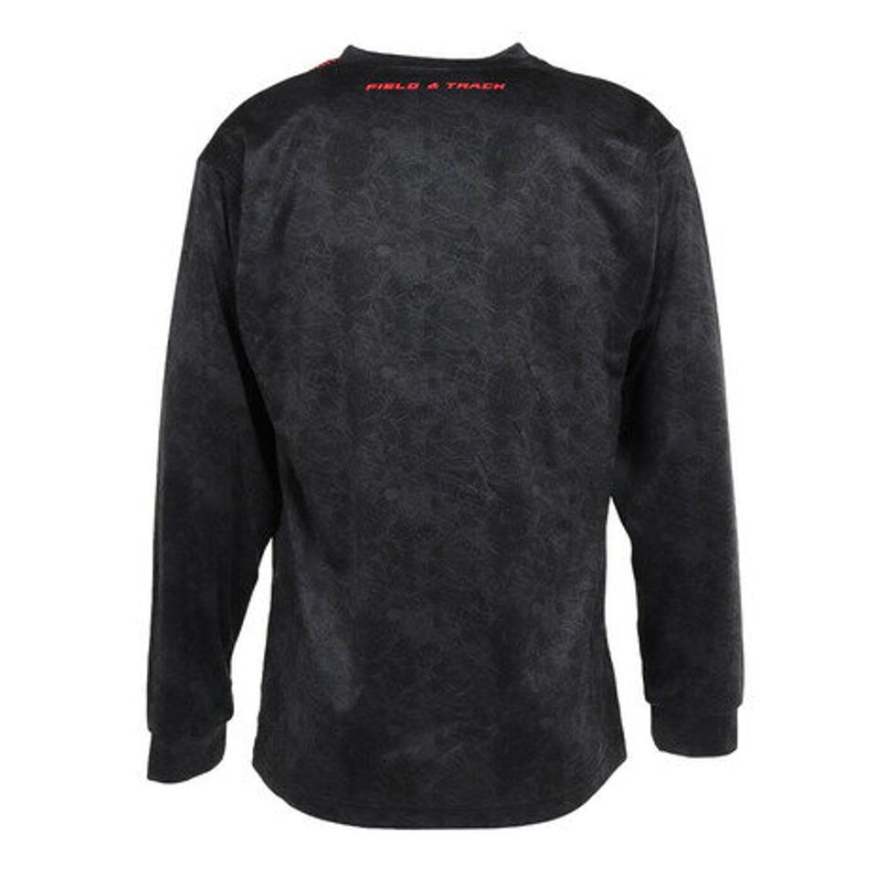 エックスティーエス（XTS）（メンズ）陸上ウェア シャツ 陸上グラフィック 長袖Tシャツ 771G1ES8202BLK