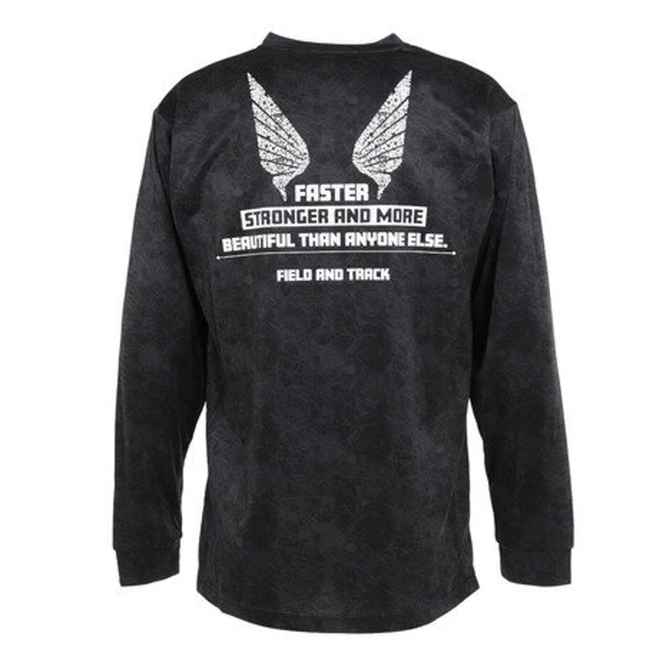 エックスティーエス（XTS）（メンズ）陸上ウェア シャツ 陸上グラフィック 長袖Tシャツ 771G1ES8201