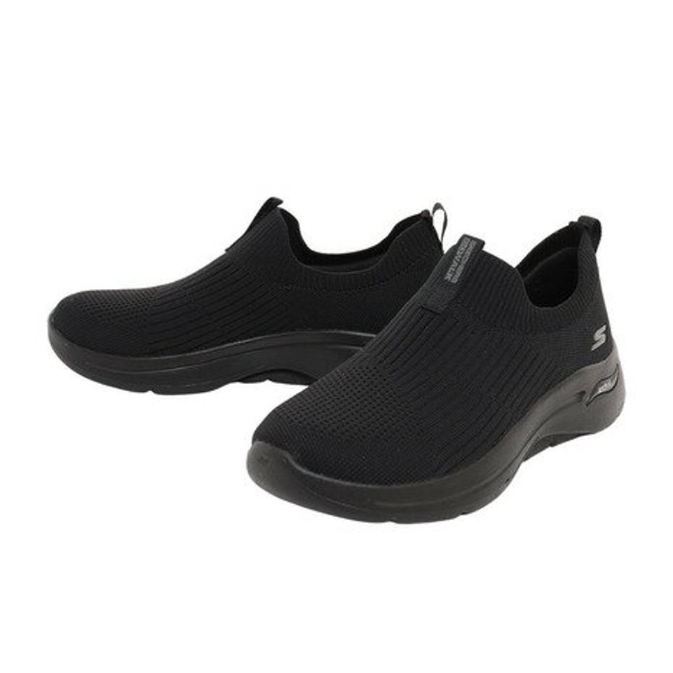 スケッチャーズ（SKECHERS）（レディース）レディース シューズ ゴーウォークアーチフィットアイコニック GO WALK ARCH FIT ICONIC ブラック 124409-BBK