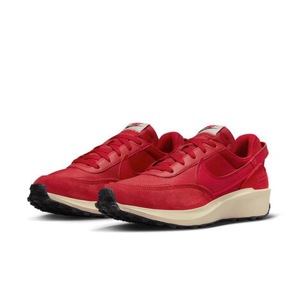 ナイキ（NIKE） ワッフル デビュー WAFFLE DEBUT レッド 赤 DH9523-601 スニーカー スポーツシューズ カジュアル 通勤 通学 厚底 ローカット （レディース）