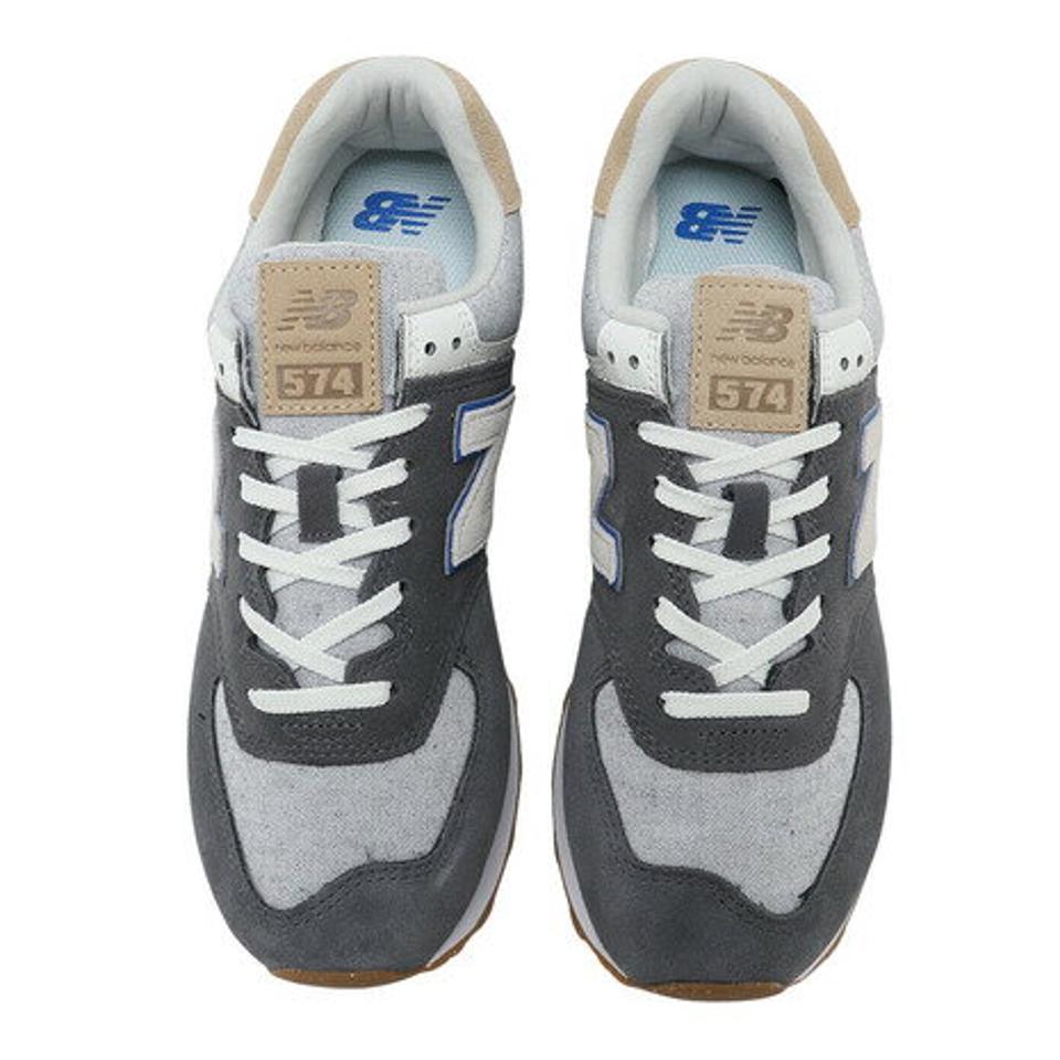 ニューバランス（new balance）（メンズ、レディース）574 ブラック黒 U574SS2 D スニーカー スポーツシューズ カジュアル スエード シンプル 通学 学生 運動