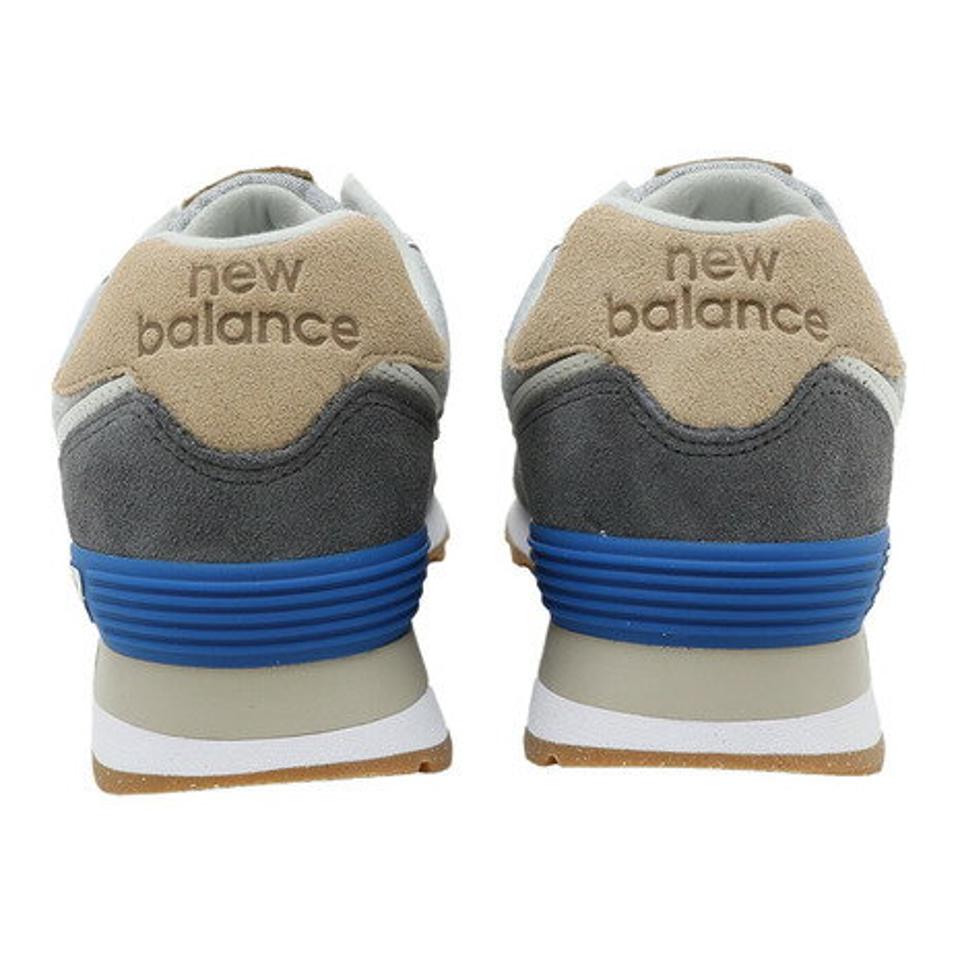 ニューバランス（new balance）（メンズ、レディース）574 ブラック黒 U574SS2 D スニーカー スポーツシューズ カジュアル スエード シンプル 通学 学生 運動