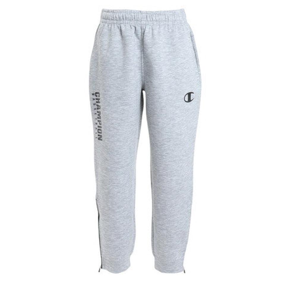 チャンピオン(CHAMPION)(キッズ)バスケットボールウェア ジュニア テックウィーブ 3LS ミニ ハーフジップスウェットパンツ CK-WB222