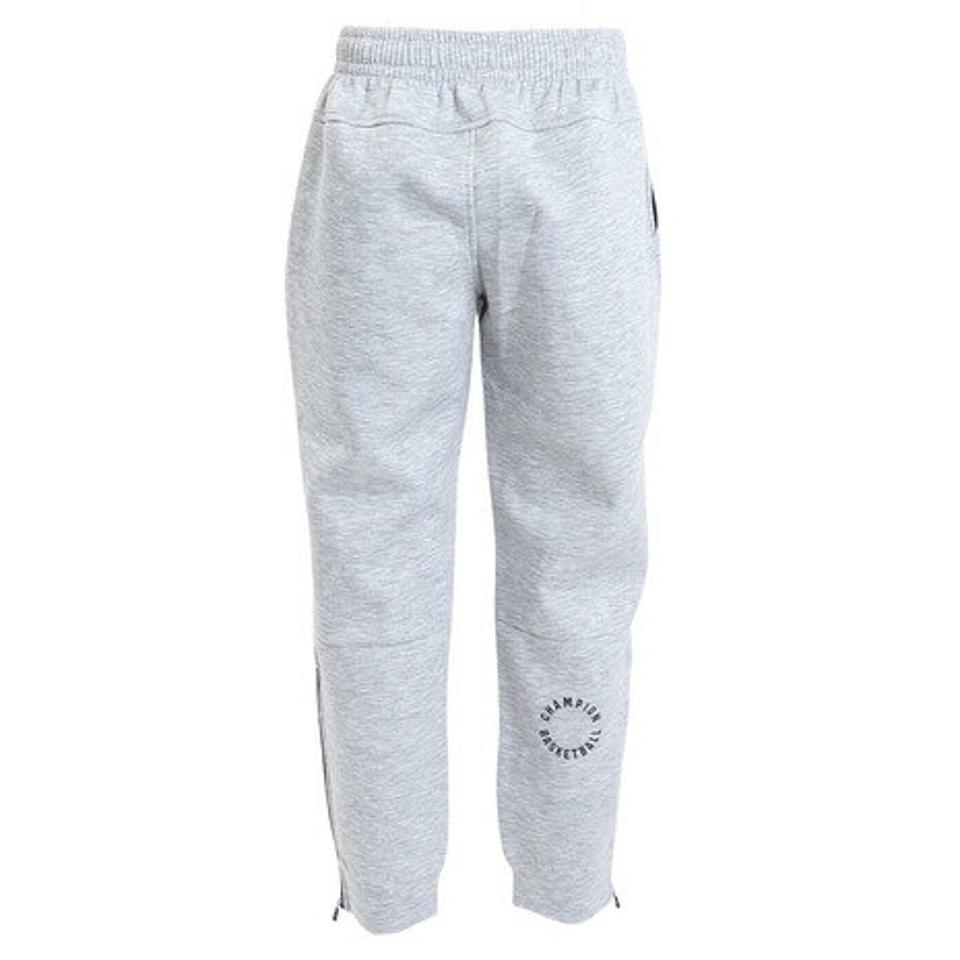 チャンピオン(CHAMPION)(キッズ)バスケットボールウェア ジュニア テックウィーブ 3LS ミニ ハーフジップスウェットパンツ CK-WB222