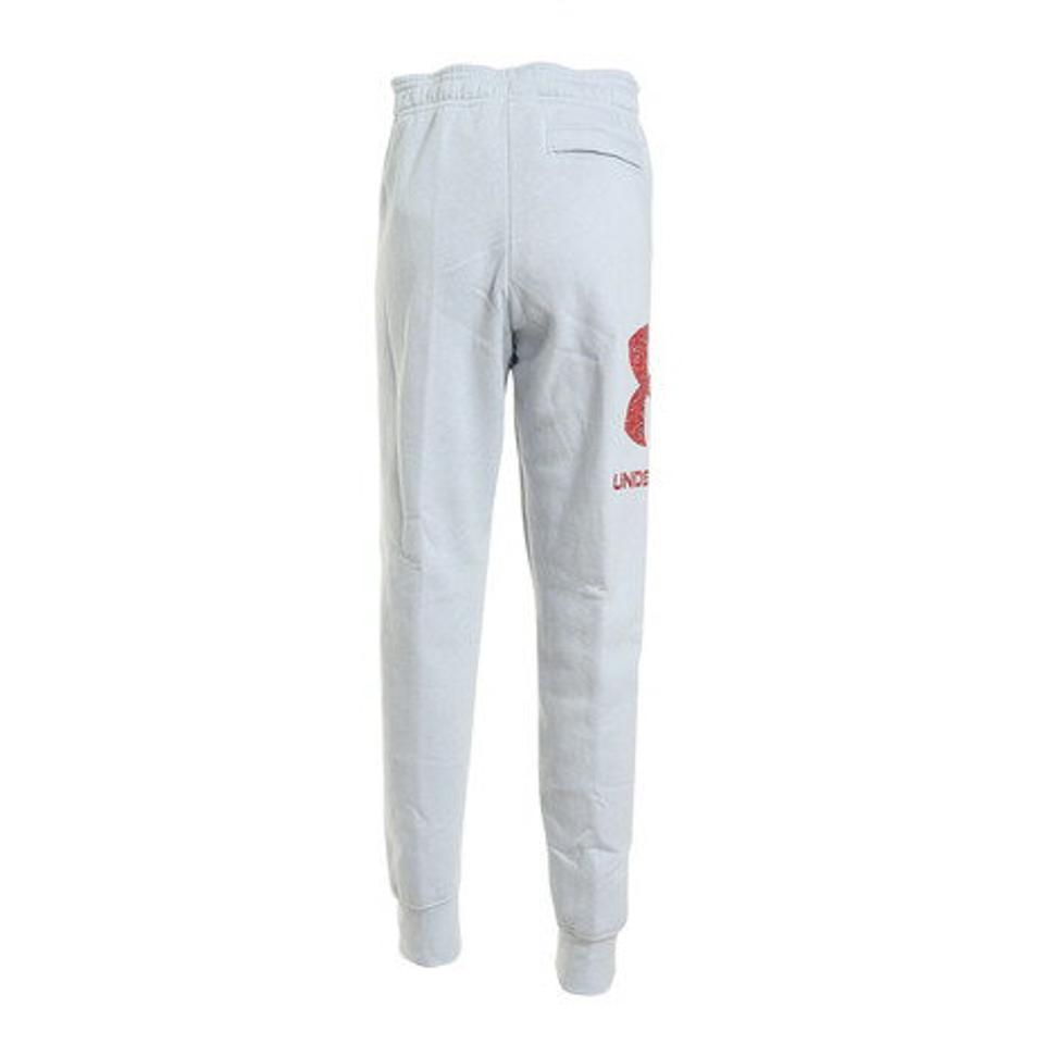 アンダーアーマー(UNDER ARMOUR)(キッズ)ライバルフリース ビッグ ロゴフィル ジョガーパンツ 1373557 014