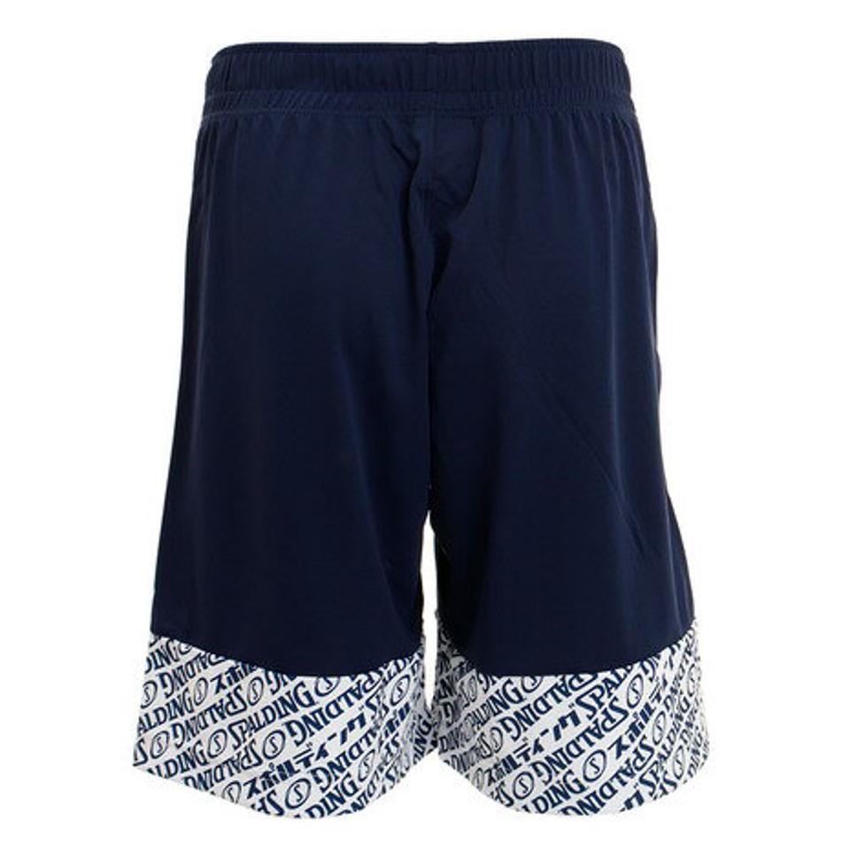 スポルディング（SPALDING）（メンズ）バスパン プラクティスパンツ ロゴグラフィック SMP191070 【バスケットボール ハーフパンツ 練習着 メンズ】