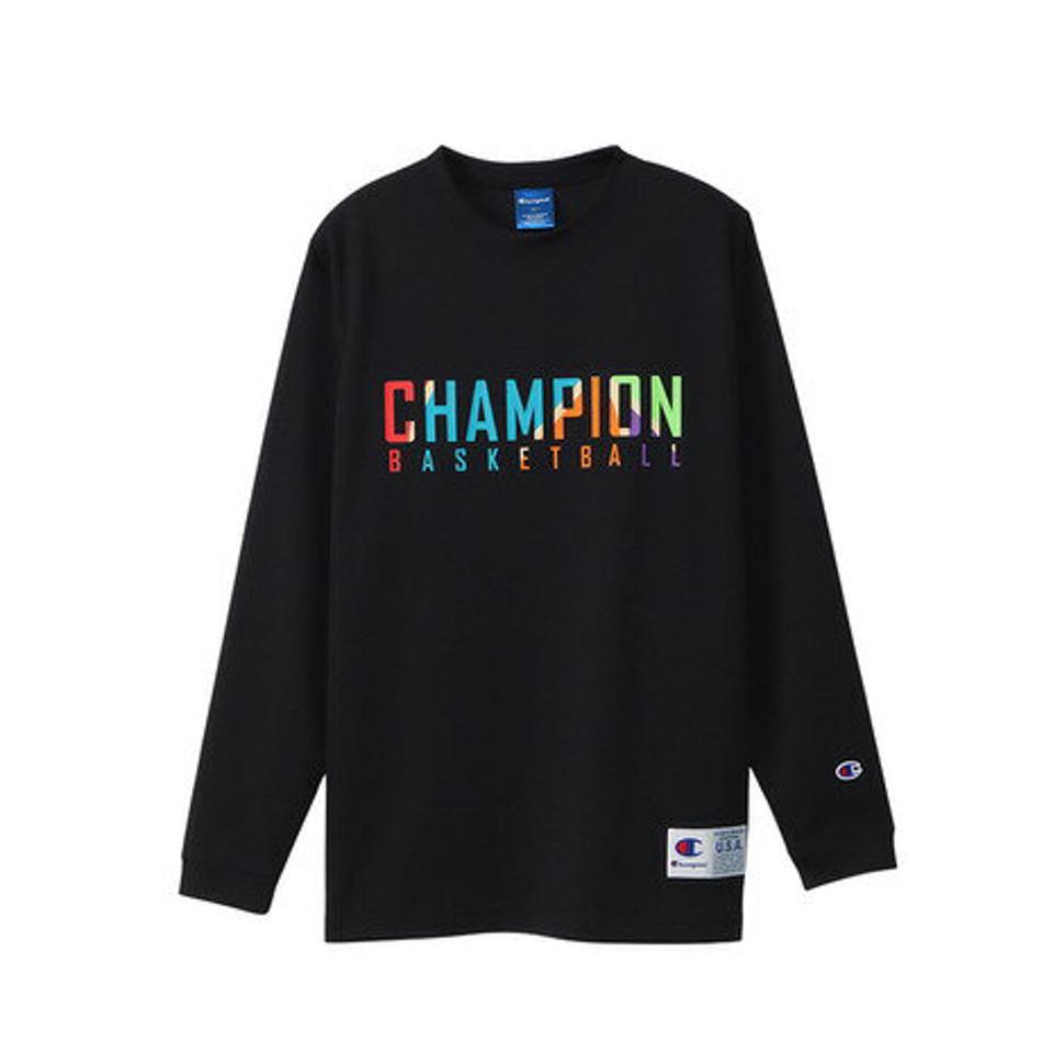 【2/5 24h限定 エントリー＆対象4店舗買い回りで最大P10倍！】チャンピオン（CHAMPION）（メンズ）バスケットボールウェア ロングスリーブTシャツ C3-WB453