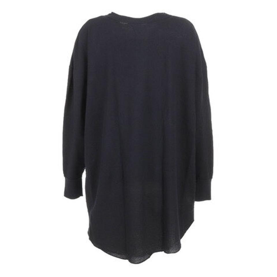 【3点10%OFFクーポン対象!10/12まで】ヘインズ(Hanes)(レディース)サーマルヘンリ—ネック 長袖Tシャツ HW4-W503 090