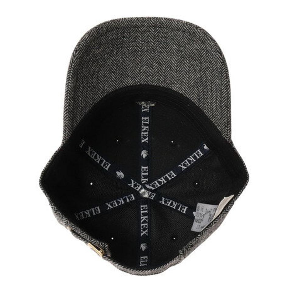 エルケクス（ELKEX） LOGO TWEED キャップ 897EK1ST3029 BLXWH （メンズ）