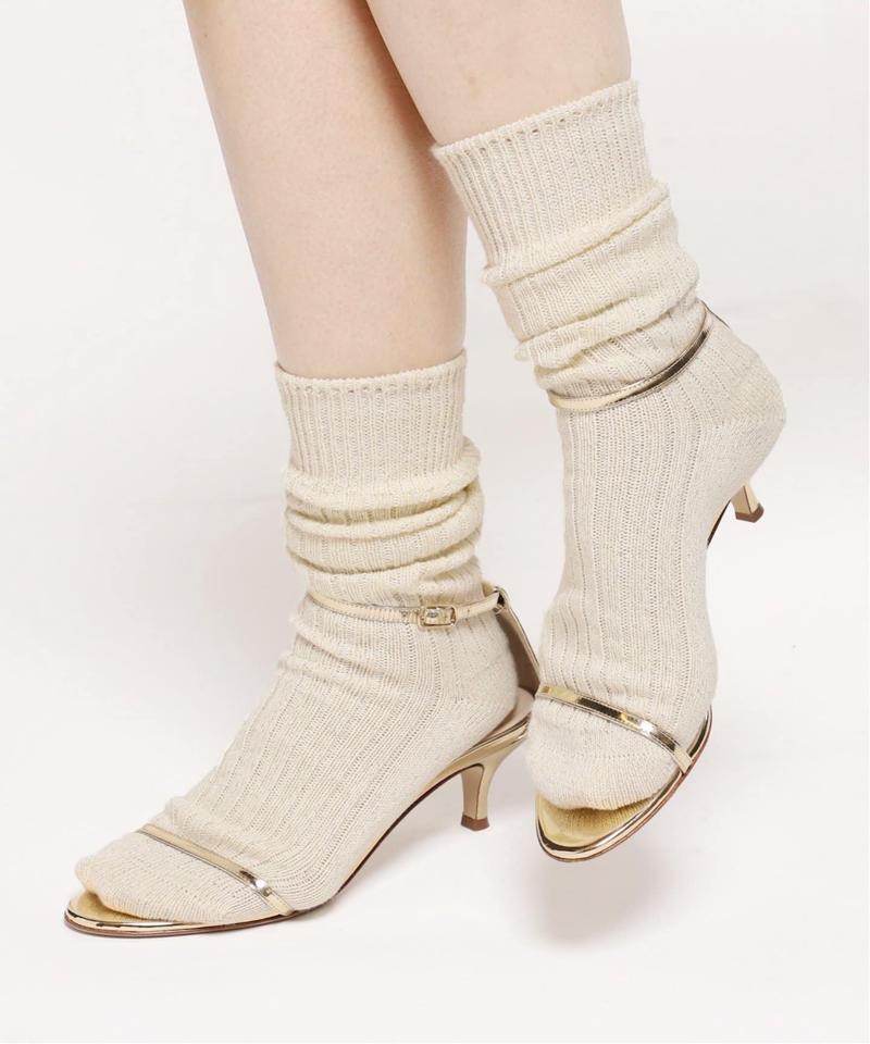 【corgi/コーギー】glitter rib socks（AP STUDIO）