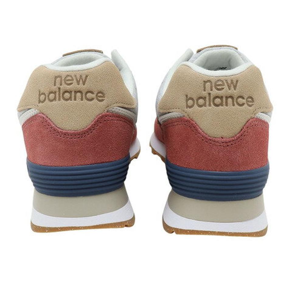ニューバランス（new balance）（メンズ、レディース）574 レッド 赤 U574SR2 D スニーカー スポーツシューズ カジュアル スエード シンプル 通学 学生 運動靴