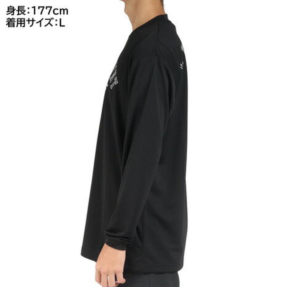 【3/5 24h限定 エントリー＆対象4店舗買い回りで最大P10倍！】インザペイント（IN THE PAINT）（メンズ）バスケットボールウェア ロンT 長袖Tシャツ ITP22408BLK