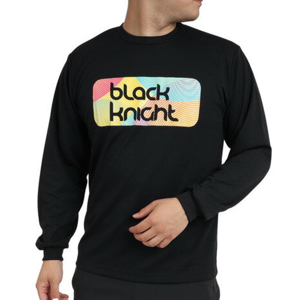 ブラックナイト（blackknight） バドミントンウェア ドライロングTシャツ T-2254-BLA （メンズ、レディース）