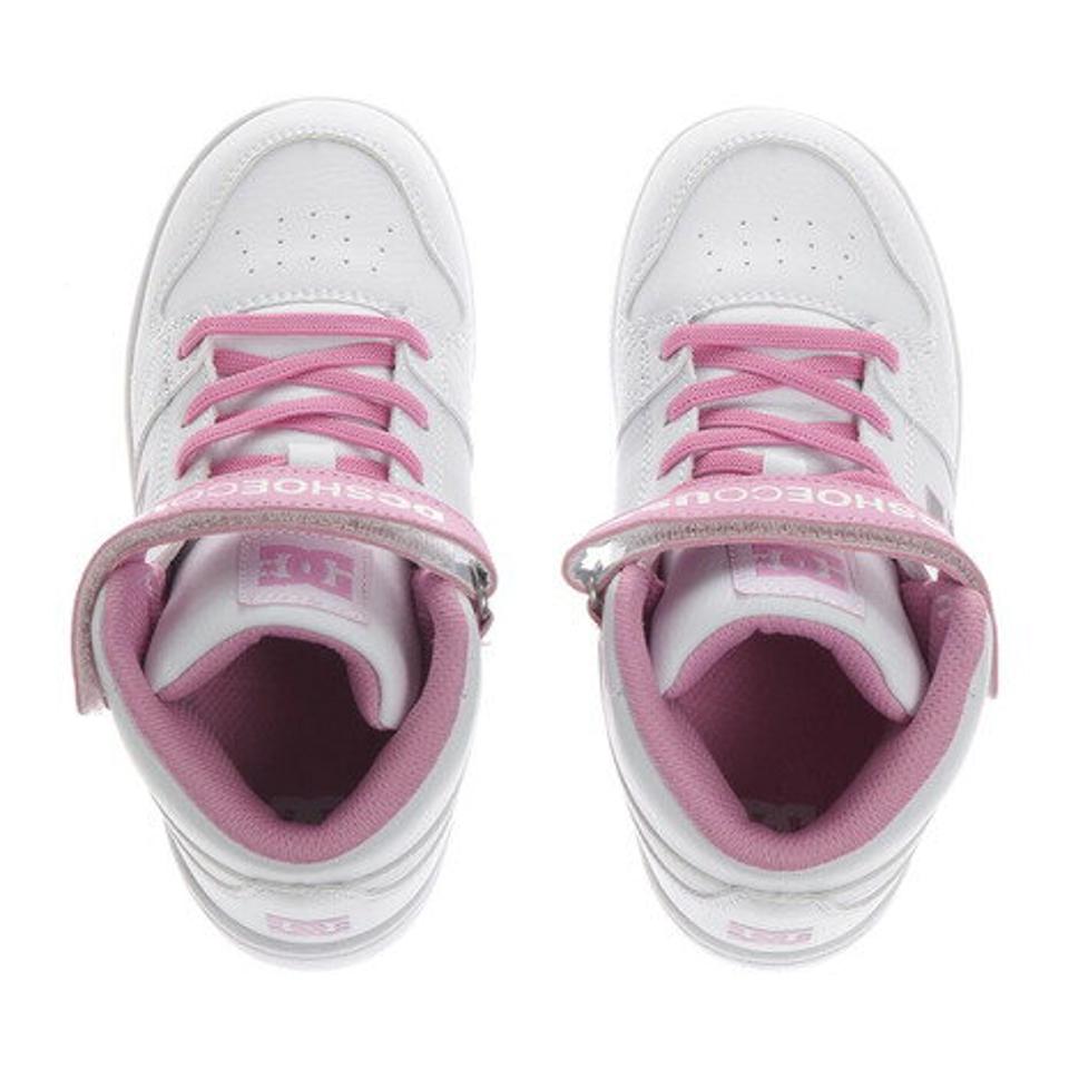 ディーシー・シュー（DC SHOE） KSユニバーシティミッド EV SN KS UNIVERSITY MID EV SN ブラック ホワイト 21FWDK214602 スニーカー シューズ （キッズ）