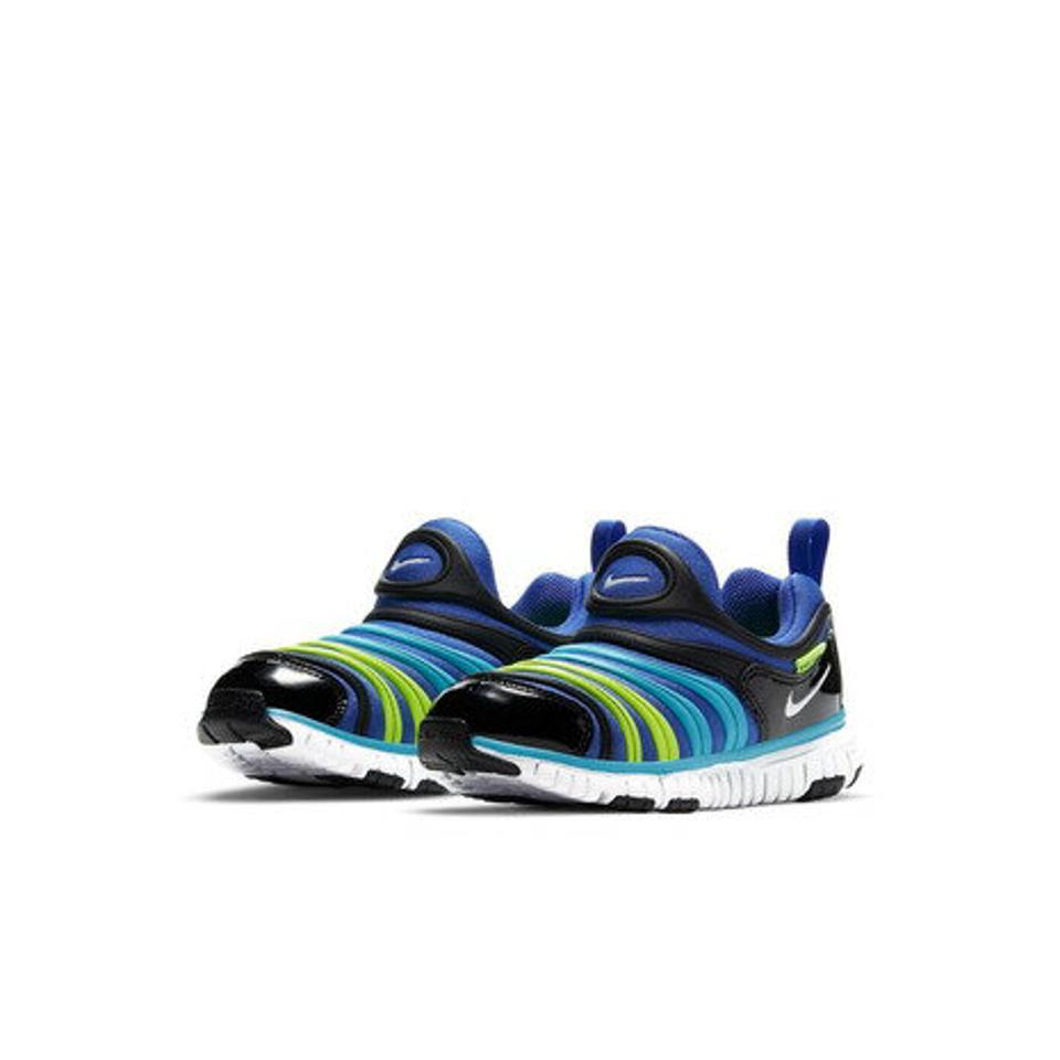 ナイキ（NIKE）（キッズ）ダイナモ フリー PS ブルー 343738-434 ジュニア スニーカー スポーツシューズ シューレース 紐なし 運動靴
