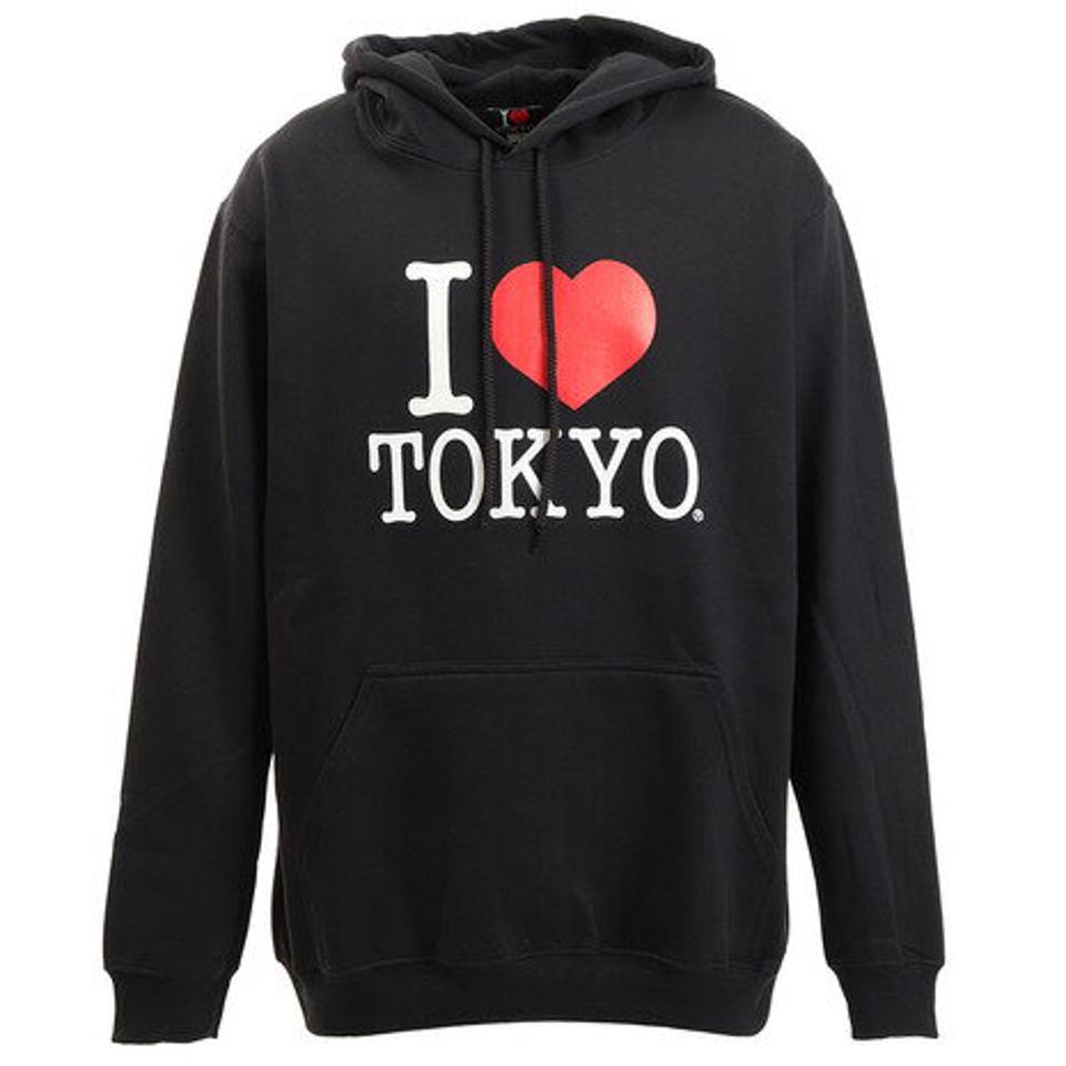 セブンユニオン（7UNION） アイラブ東京 プルオーバーパーカー H001-Black-XL （メンズ）