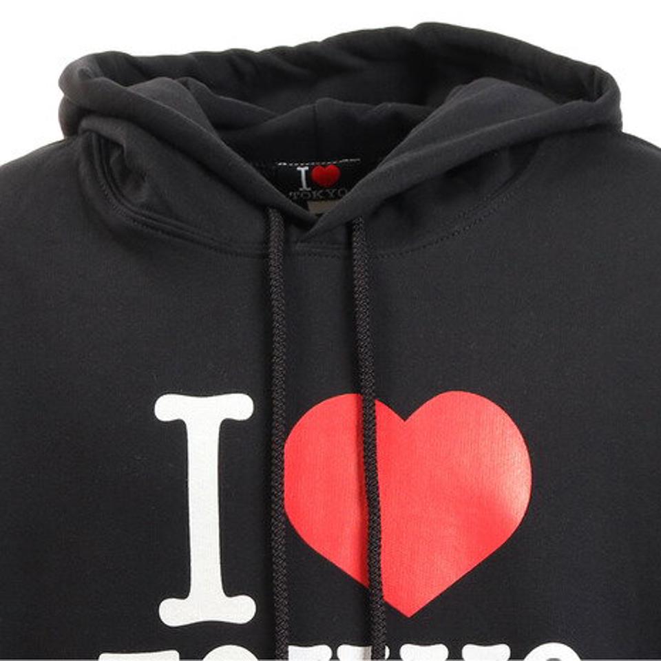 セブンユニオン（7UNION） アイラブ東京 プルオーバーパーカー H001-Black-XL （メンズ）