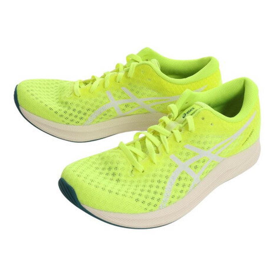 アシックス（ASICS）（レディース）ランニングシューズ ハイパースピード2 フラッシュイエロー 1012B321.750 スニーカー 厚底 プレート 駅伝 部活 マラソン