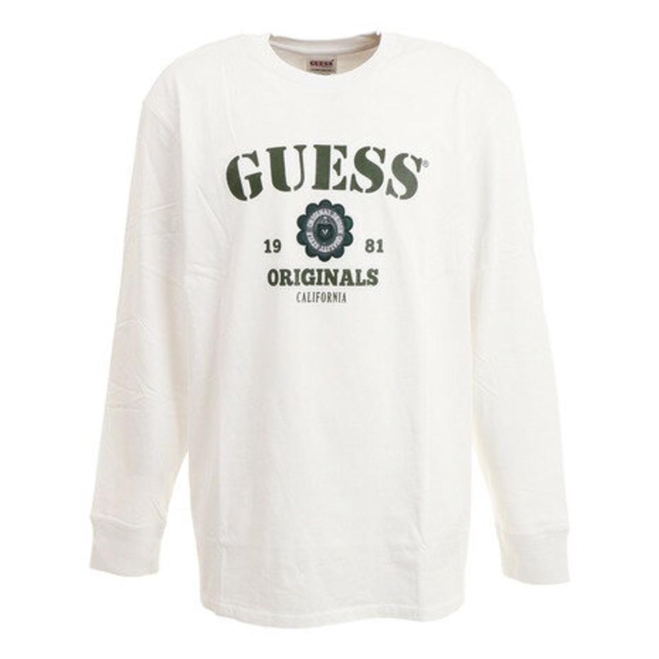 ゲス（GUESS）（メンズ）Originals Logo 長袖Tシャツ M1BI39KAGP0G011