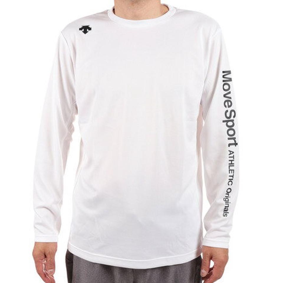 デサント（DESCENTE）（メンズ）DRYMESH ロングスリーブシャツ DMMUJB51 WH