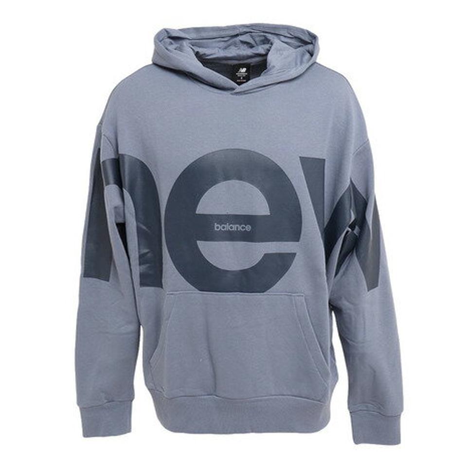 ニューバランス（new balance）（メンズ、レディース）スウェット パーカー OoB オーバーサイズ スウェットプルオーバーフーディ UT23504