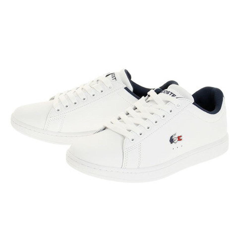ラコステ（LACOSTE）（レディース）スニーカー レディース CARNABY EVO TRI 1 SFA0048-407 ホワイト 白 通学 学生