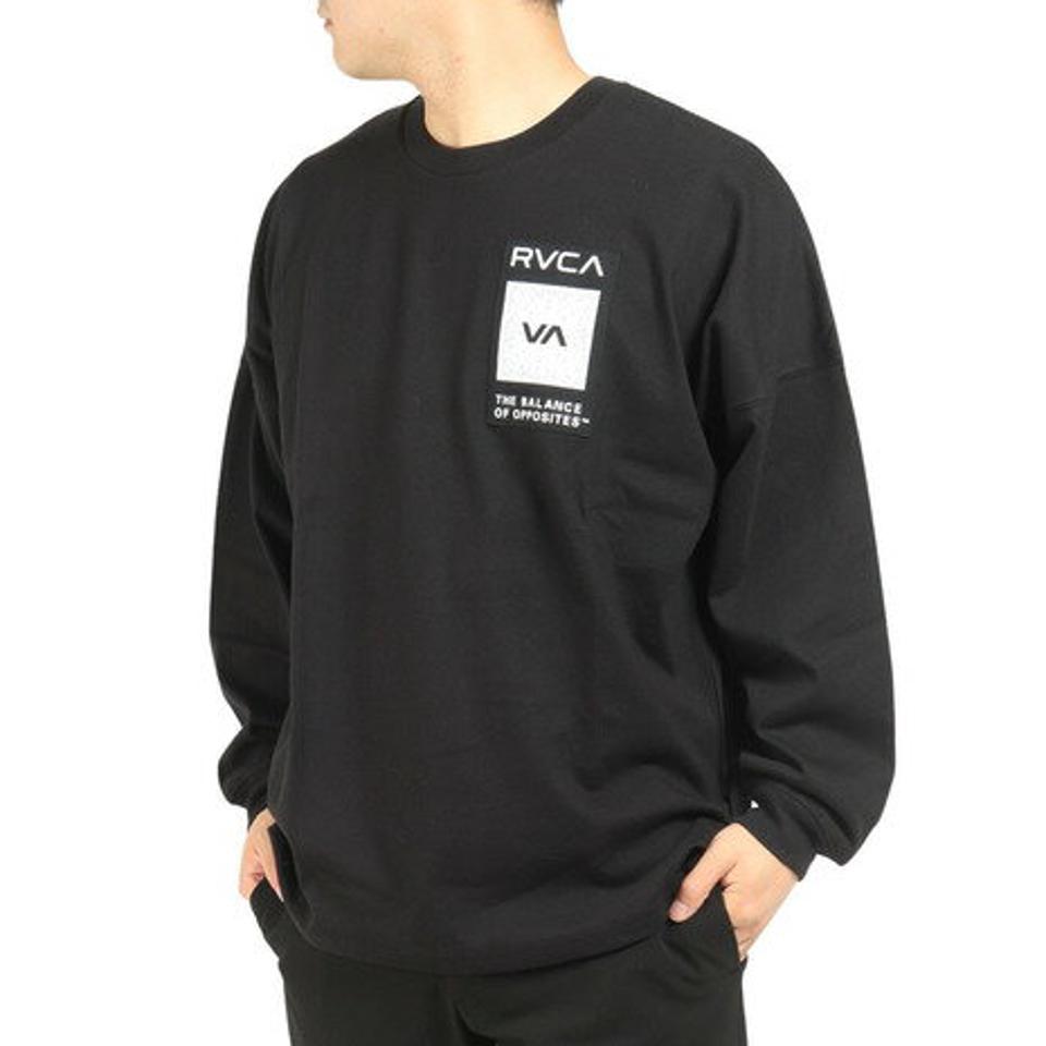 【20％OFFクーポン対象！9/7まで】ルーカ（RVCA）（メンズ）長袖 ロンT バックプリント BANDANA PATCH LT ロングスリーブ BC042065 BLK