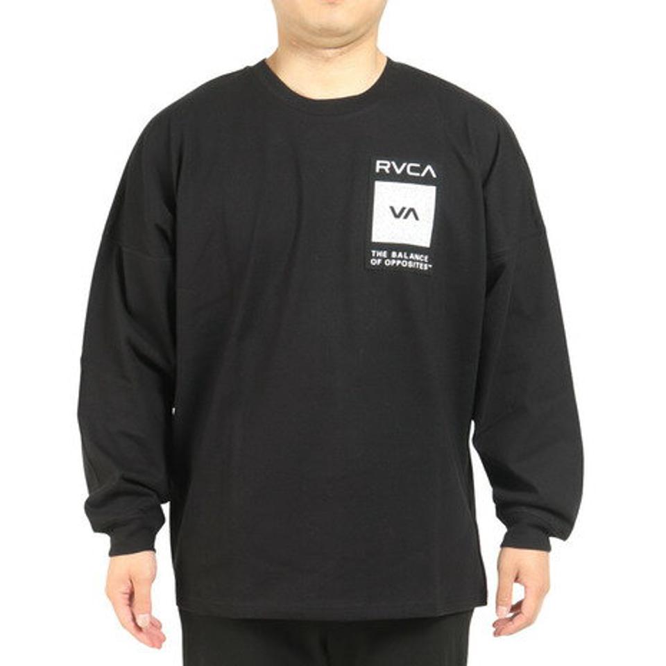 【20％OFFクーポン対象！9/7まで】ルーカ（RVCA）（メンズ）長袖 ロンT バックプリント BANDANA PATCH LT ロングスリーブ BC042065 BLK