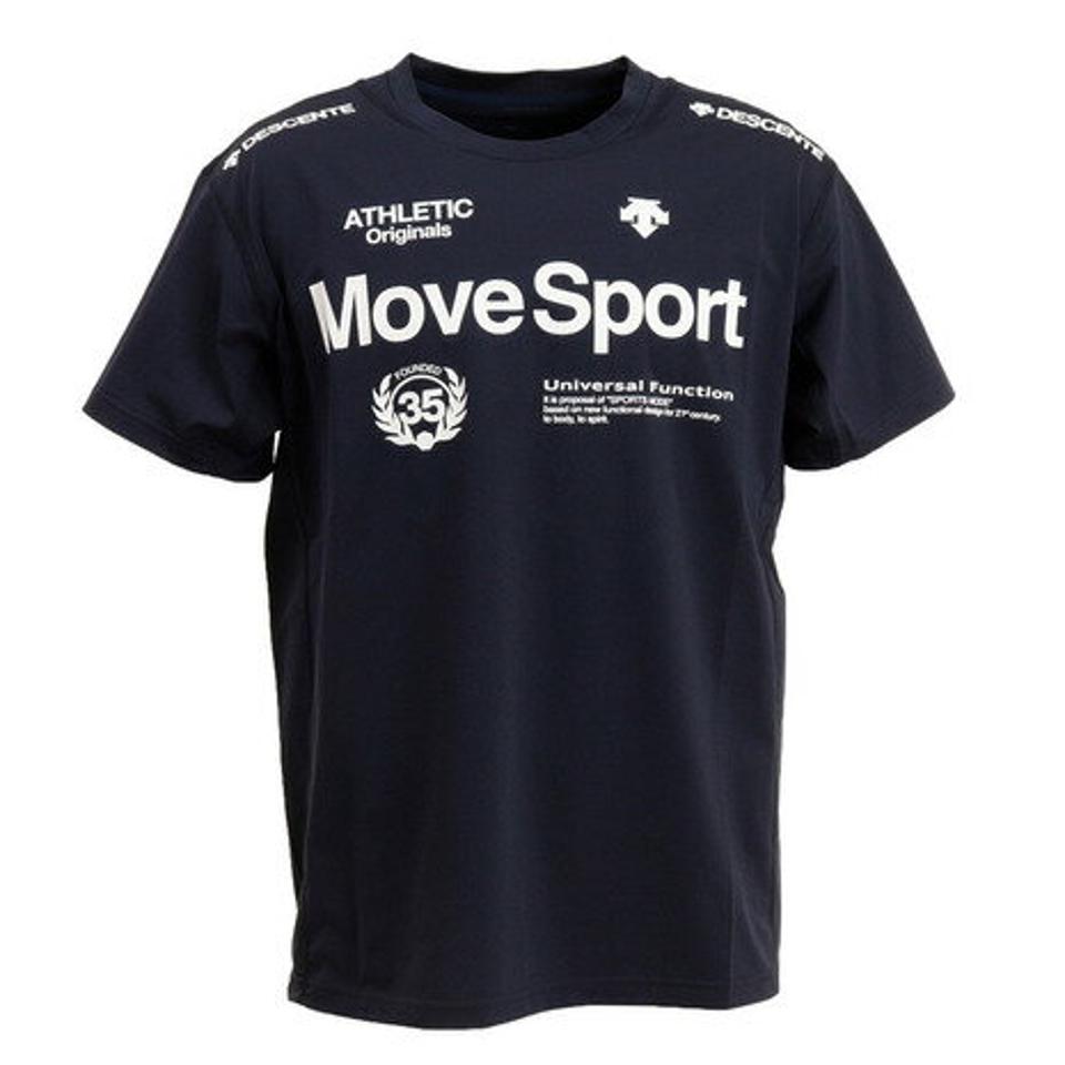 デサント（DESCENTE）（メンズ）ドライ 速乾 UV クール S.F.TECH SUNSCREEN 半袖シャツ DMMTJA62 NVM